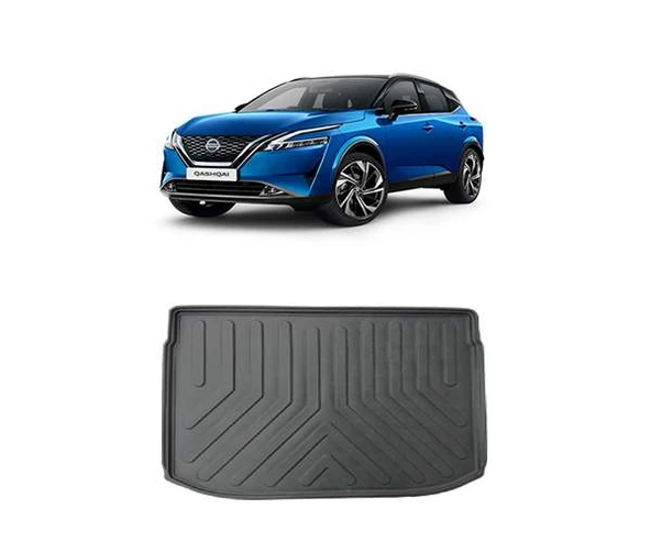 Rizline Nissan Qashqai 2022 Sonrası Üst Konum   3D Bagaj Havuzu Siyah ürün görseli
