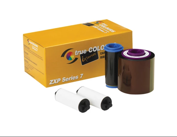 ZXP 7 YMCKO ½ Yarım Panel Renkli Ribon(800077-747)