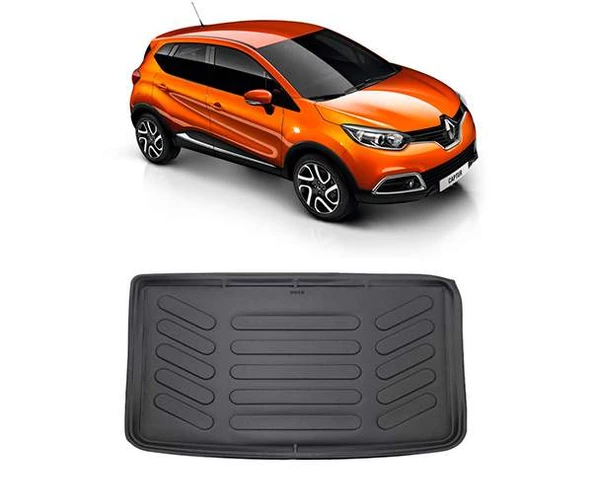 Rizline Renault  Captur 2013-2020  3D Bagaj Havuzu Siyah