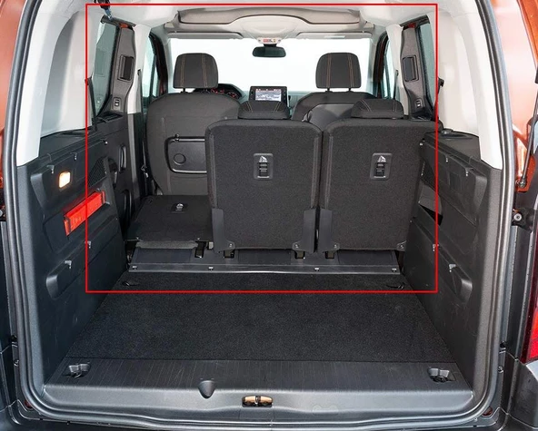Rizline Toyota Proace City 2021 +Separatörsüz  3D Bagaj Havuzu - Resim 3