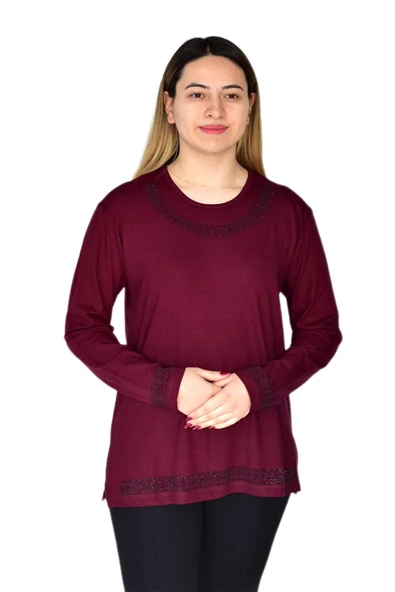 Kadın Nergiz Mevsimlik Bluz BGL-ST03383 - Resim 4