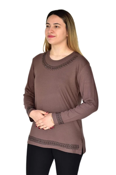 Kadın Nergiz Mevsimlik Bluz BGL-ST03383 - Resim 9