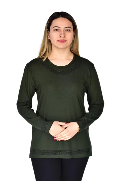 Kadın Nergiz Mevsimlik Bluz BGL-ST03383 - Resim 2