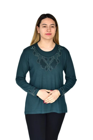 Kadın Nergiz Mevsimlik Bluz BGL-ST03381 - Resim 5