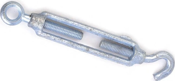 2 Adet Çektirme 5mm Çelik Halat Gerdirme Çelik Kanca Gergi Demiri Yük Halat Gerdirme Gerdirme Kanca - 2