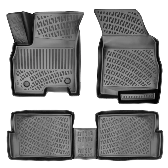 Rizline Chery Tiggo 7 Pro 2022 Sonrası 3D Havuzlu Paspas Siyah - 2