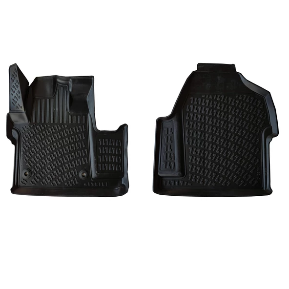 Rizline Fiat Scudo 2021+ 3D Havuzlu Paspas Siyah - Resim 2