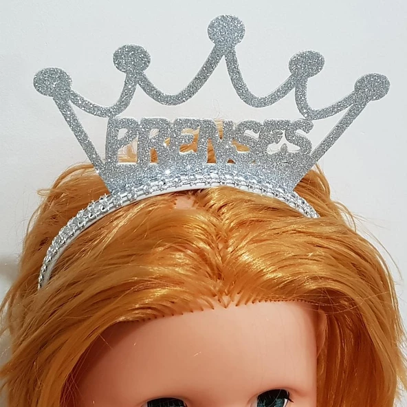 Prenses Renkli Simli Eva Taç - 4