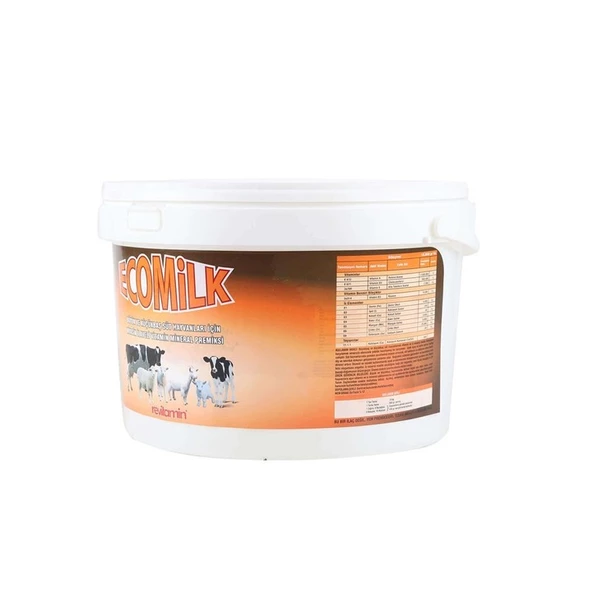 Revitamin Eco Milk Büyük ve Küçükbaş Hayvan Vitamin Mineral Premiks - 5