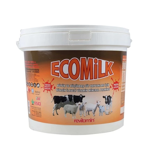 Revitamin Eco Milk Büyük ve Küçükbaş Hayvan Vitamin Mineral Premiks - 2