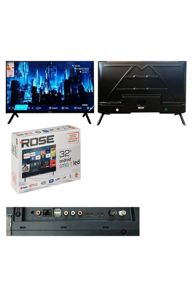 Rose Atv-332, 32" 82 Ekran Android Smart Led Tv - 3