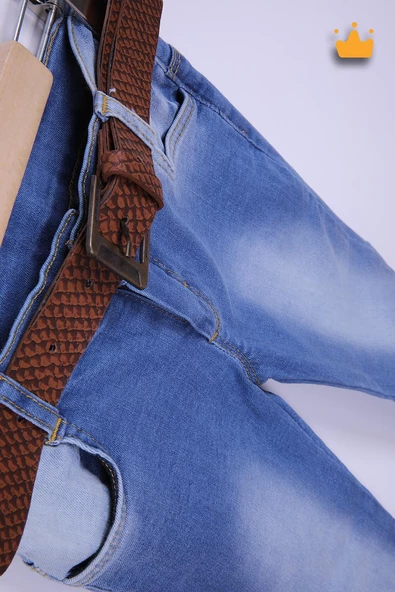 Babyhola Pamuk Gömlek Kot Pantolon Erkek Bebek Çocuk Bayramlık Takım Elbise 22329 - 5