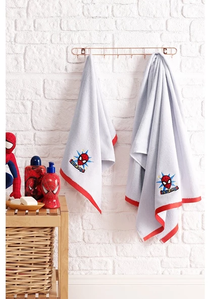 Özdilek Banyo Seti Disney Mickey Spıderman  Grey Gri - 2