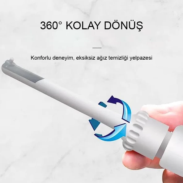Polham Musluk Aparatlı Ağız İçi Temizleme Aleti, Sulu Ağız Duşu Aparatı, Diş ve Damak Temizleyici - 3