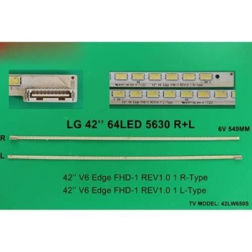 LCD LED-2233 2 Lİ ÇUBUK-42LW4500-42LW5400,42LV570S,42LV5500,42LV450-WİNKEL ELED082