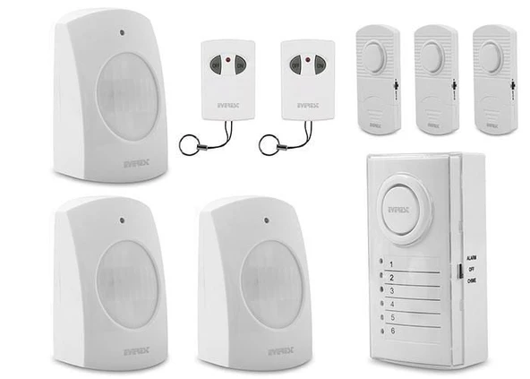 EVEREST0506 EVEREST EG-0506 6 BÖLGE KABLOSUZ ALARM SETİ