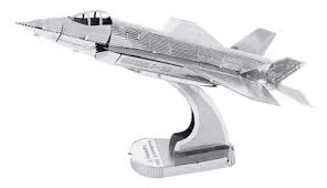 ABD F35 SAVAŞ UÇAĞI 3D Metal Maket Bulmaca Puzzle modeli kitleri DIY 14+ Yaş 13+ parça - 3