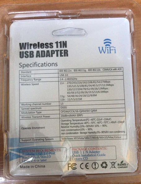 USB WIFI ADAPTÖR TAK ÇALIŞTIR 300MBPS - 2