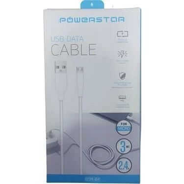 POWERS3M POWERSTAR MİCRO USB KABLO 3 METRE