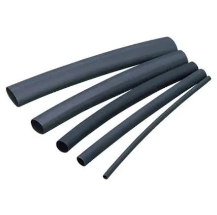 MAK14 MAKARON 14MM ISI İLE DARALAN SİYAH