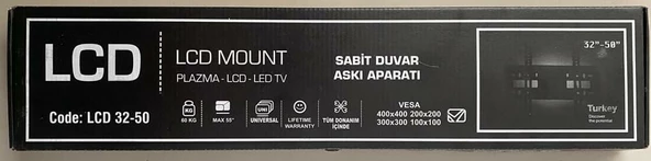 TVASKIAPS4250 TV ASKI APARATI 42 İNÇ 32-50-SABİT 10X50 CM