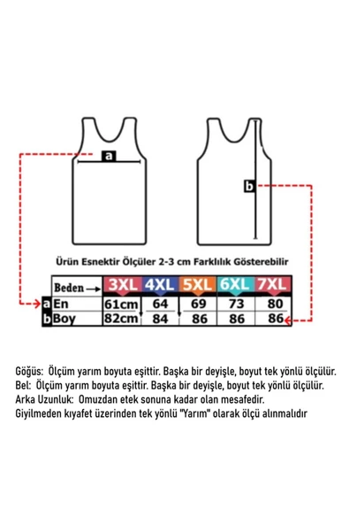 Büyük Beden Redzone Klasik Pamuk Atlet Beyaz - 2