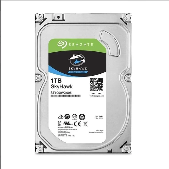 1 TB SEAGETE 3.5'' HDD SKYHAWK GÜVENLİK
