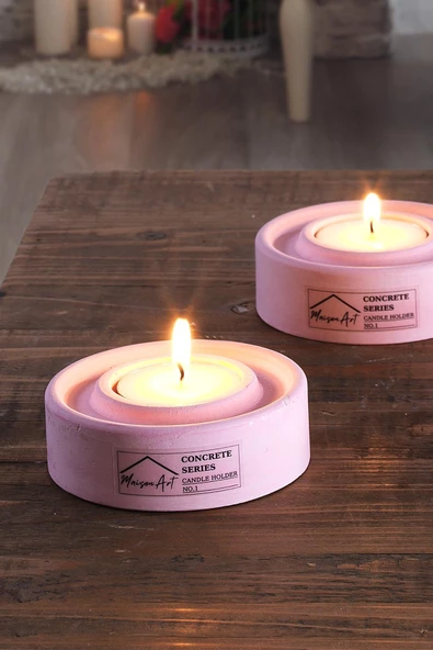 Holder | 3'Lü Set Mumluk | Tea Light Mumluk Seti | Dekoratif Şamdan Mumluk - 7