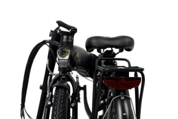 Alba Fold 2 Std Elektrikli Katlanır Bisiklet LED Gösterge, 7.8Ah Batarya Siyah E-Bike - 9