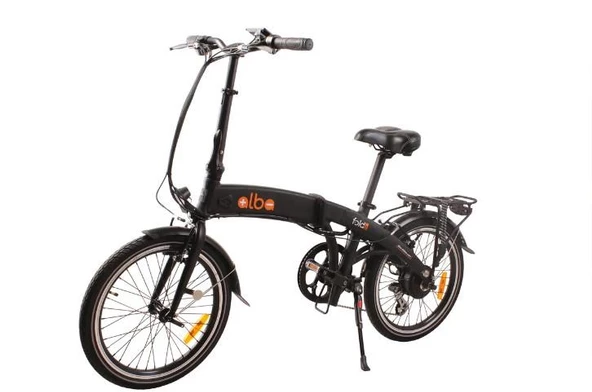 Alba Fold 2 Std Elektrikli Katlanır Bisiklet LED Gösterge, 7.8Ah Batarya Siyah E-Bike - 3