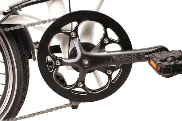 Alba Fold 2 Std Elektrikli Katlanır Bisiklet LED Gösterge, 7.8Ah Batarya Beyaz E-Bike - 7
