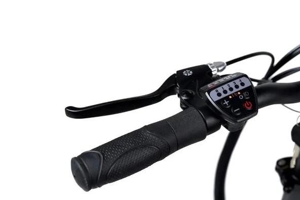 Alba Fold 2 Std Elektrikli Katlanır Bisiklet LED Gösterge, 7.8Ah Batarya Beyaz E-Bike - 9