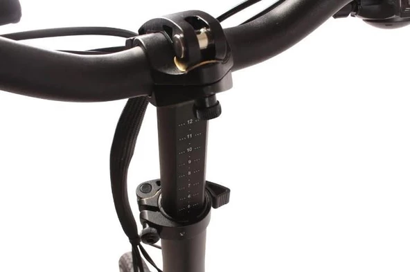 Alba Fold 2 Std Elektrikli Katlanır Bisiklet LED Gösterge, 7.8Ah Batarya Beyaz E-Bike - 12