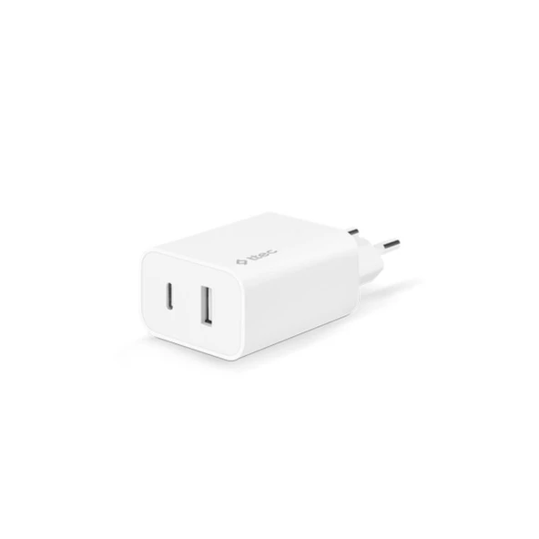 Ttec 32W Süper Hızlı 1x PD Type C ve 1x USB Girişli Şarj Adaptörü, İphone, Samsung, Oppo, Xiaomi Şarj Adaptörü