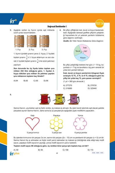KR Plus LGS Relaks Matematik Soru Fasikülü - 5