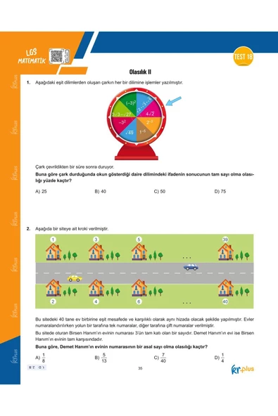 KR Plus LGS Relaks Matematik Soru Fasikülü - 4
