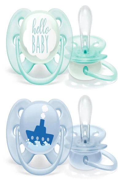 Philips Avent Ultra Soft Emzik 0-6 Ay Erkek - 2