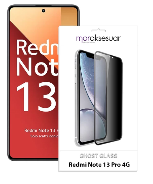 Xiaomi Redmi Note 13 Pro 4G Gizli Hayalet Ekran Koruyucu Kırılmaz Cam