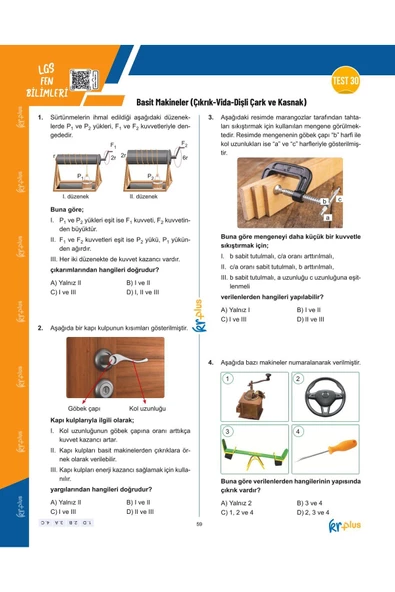 KR Plus LGS Relaks Fen Bilimleri Soru Fasikülü - 6