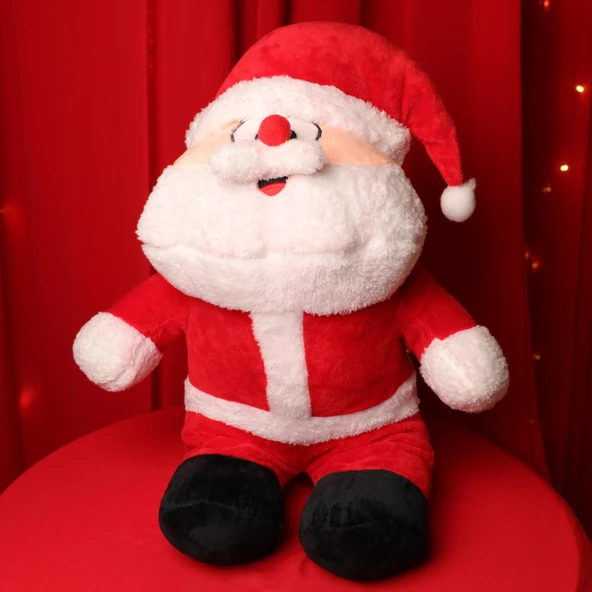 Noel Baba Yılbaşı Noel Baba Peluş Büyük Boy