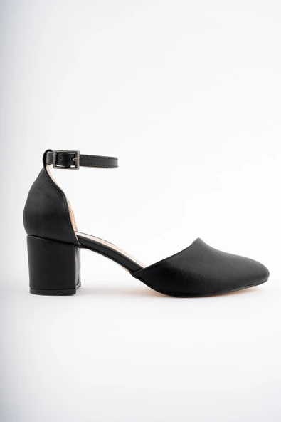 Muggo W0708 Garantili Kadın Klasik Günlük Tarz Şık ve Rahat Topuklu Ayakkabı - 11