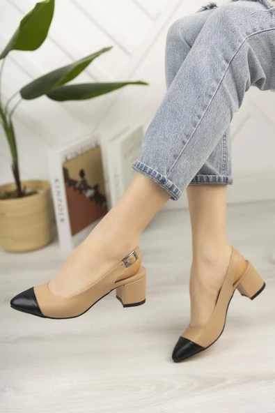 Muggo SHARON Garantili Kadın Günlük Topuklu Ayakkabı - 3