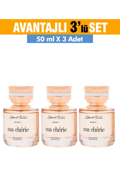 3'Lü Set Alberto Taccini Ma Chérie Kadın Parfüm - 7