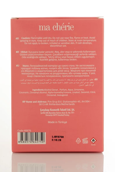 3'Lü Set Alberto Taccini Ma Chérie Kadın Parfüm - 6