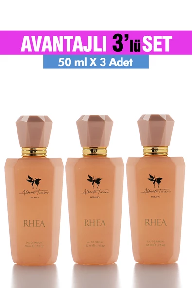 3'Lü Set Alberto Taccini Rhea Kadın Parfümü 50 ml - 2