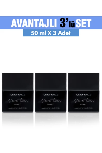 3'Lü Set Alberto Taccini  Limerence Erkek Parfüm - 2