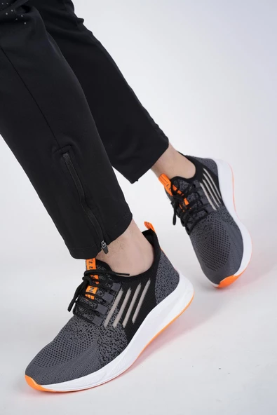 Muggo ULTRON Unisex Ortopedik Günlük Garantili Yürüyüş Koşu Sneaker Spor Ayakkabı - 8