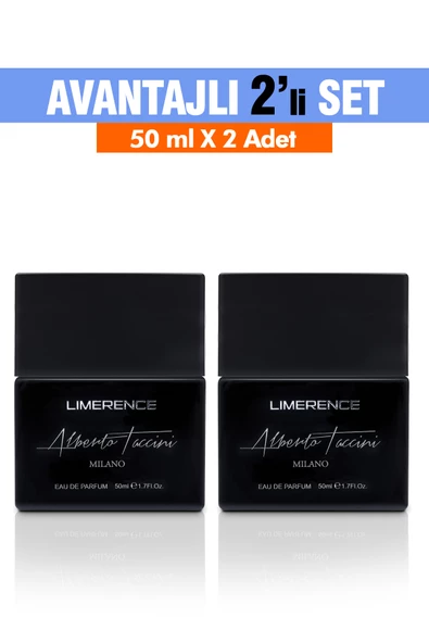 2'Li Set Alberto Taccini Limerence Erkek Parfüm 50 ml - 2