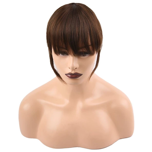 Fiber Sentetik Perçem - Kahve Karamel ürün görseli