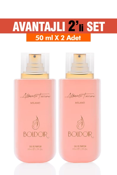 2'Li Set Alberto Taccini Boudoir Women Perfume 50 ml